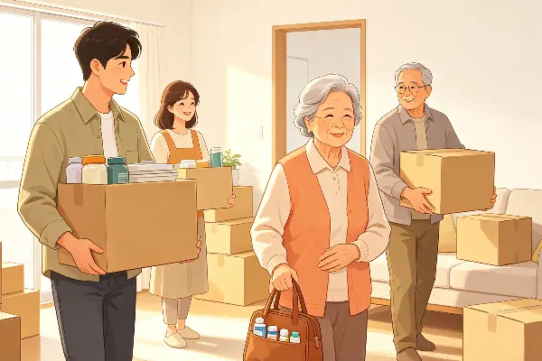 和老人同住的家庭搬家应注意哪些？封面图