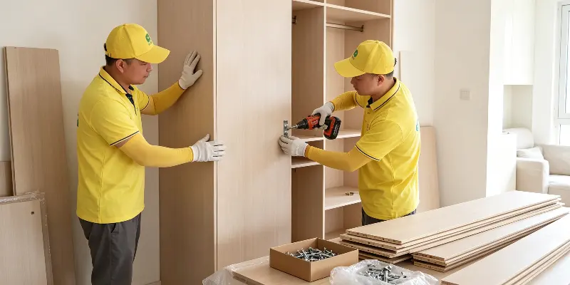 家具拆装就位服务图